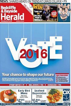 Redcliffe and  Bayside Herald - March 16th 2016