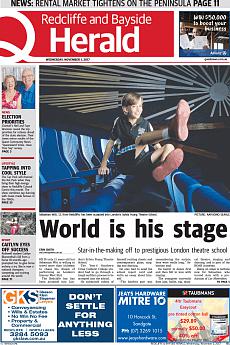 Redcliffe and  Bayside Herald - November 1st 2017