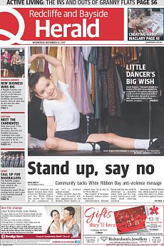 Redcliffe and  Bayside Herald - November 22nd 2017