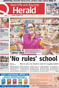 Redcliffe and  Bayside Herald - September 6th 2018