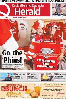 Redcliffe and  Bayside Herald - September 20th 2018